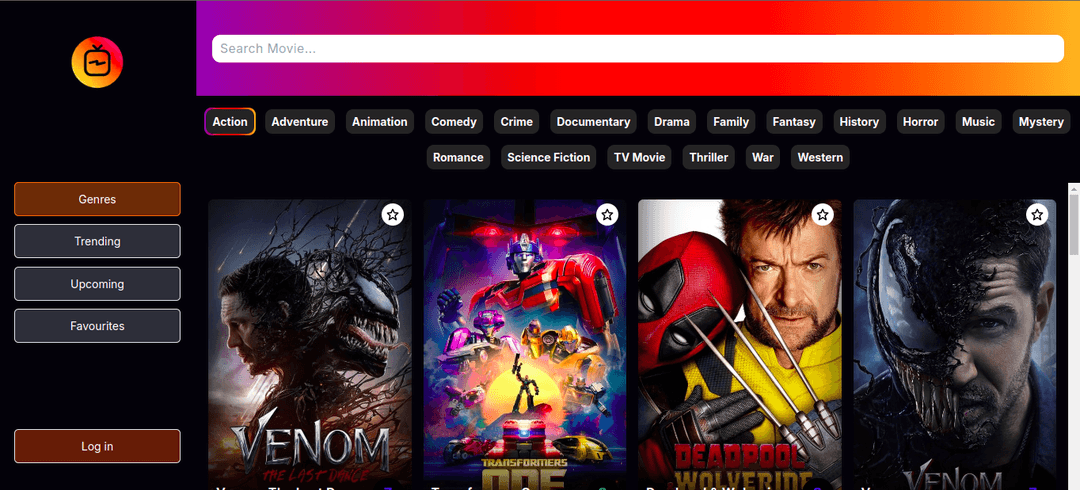 A movie app that fetches data from the TMDB API